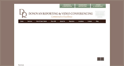 Desktop Screenshot of donovanreporting.com